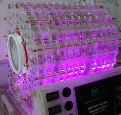 Simplified model of the low-field magnetic resonance tomograph as it will be presented at the 73rd Lindau Nobel Laureate Meeting on July 5.