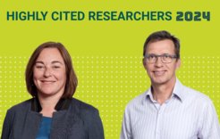 Ruth Ley und Detlef Weigel (v.l.n.r) gehören zu den „Highly Cited Researcher“ 2024